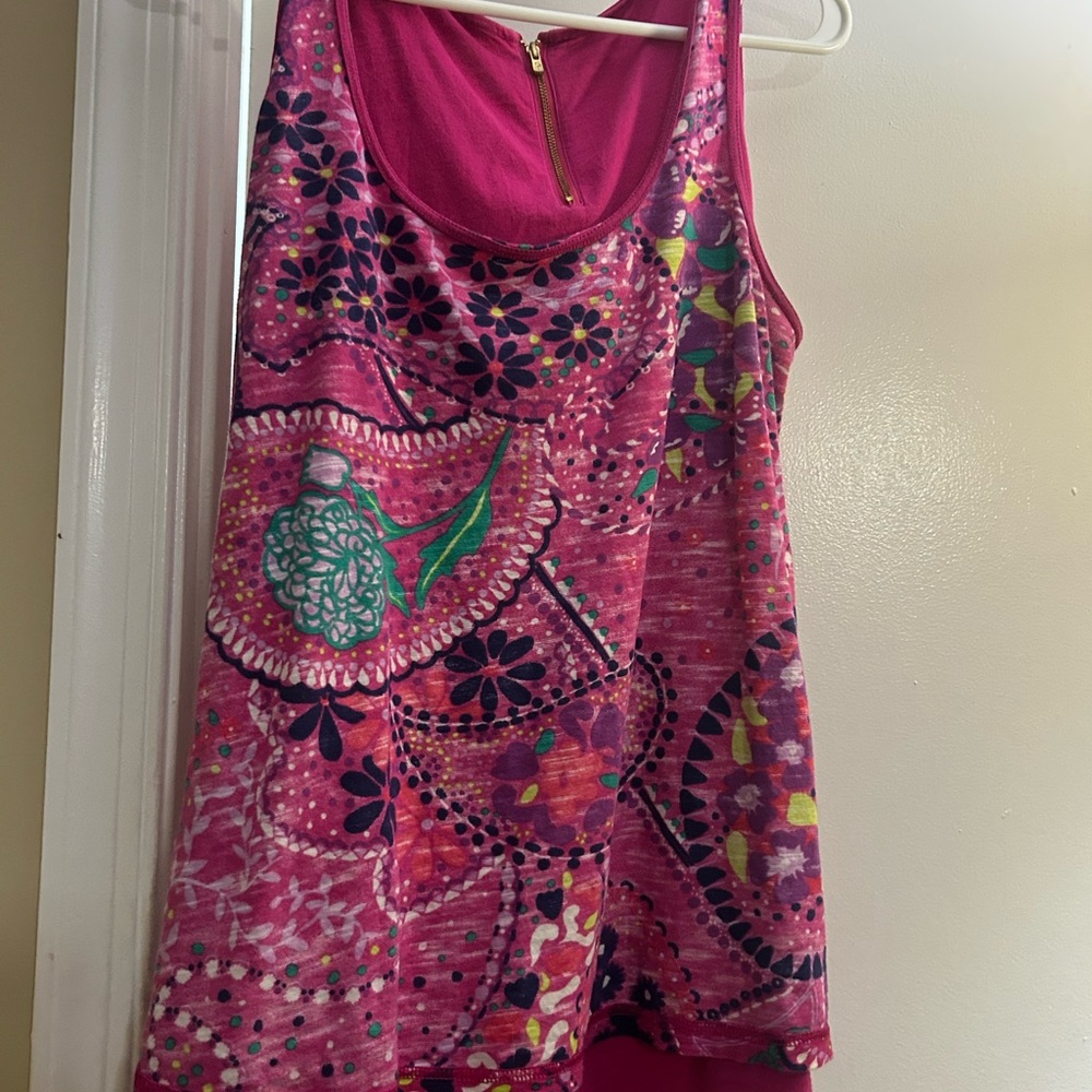 Lily Pulitzer Pink Sleeveless Top